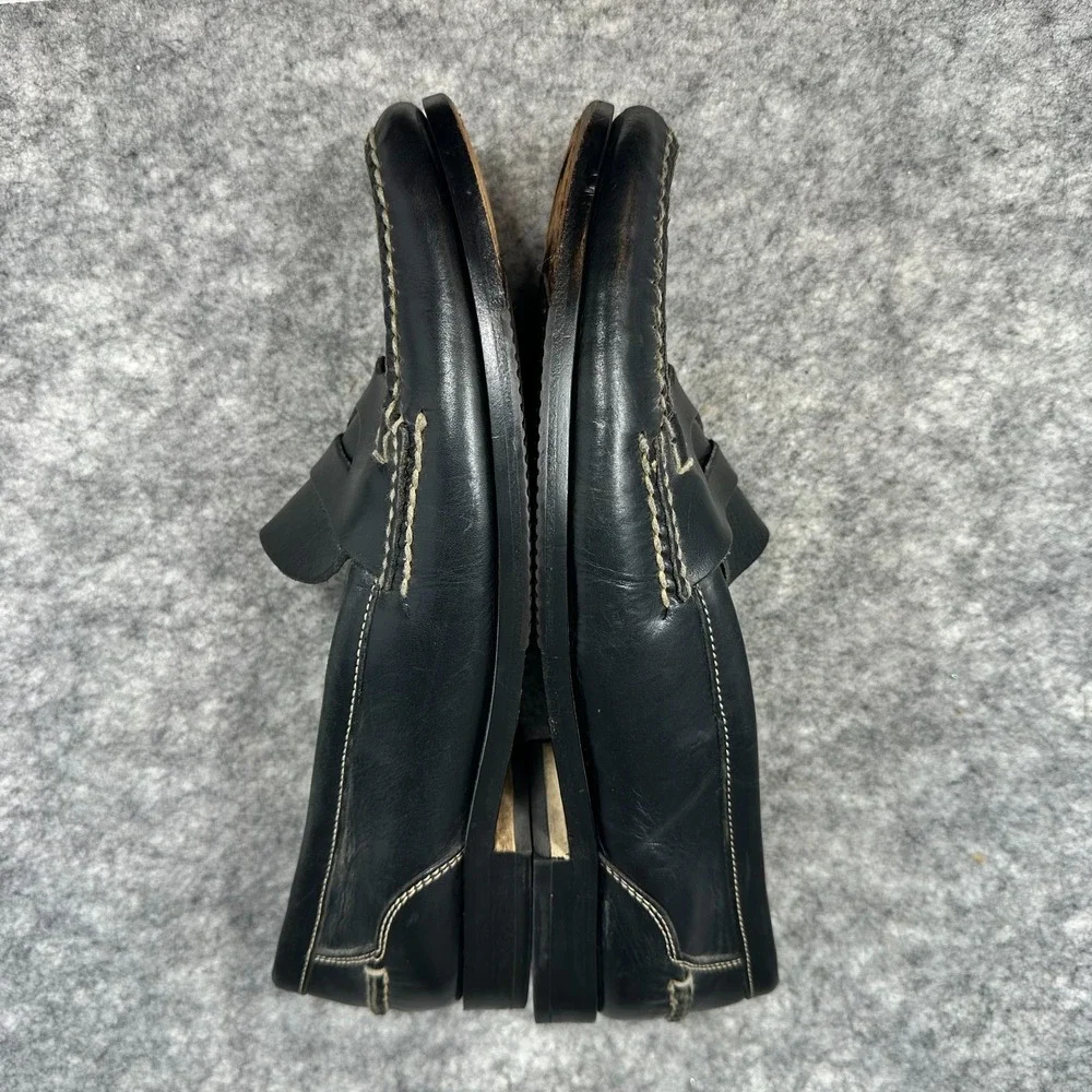 Cole Haan Douglas Leather Penny Loafers Mens Dress Shoes Sz 12M Classic Black
